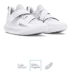 Under Armour White Men’s 10.5 Women’s 12 UA Flow Futr X 4 TB tennis shoes